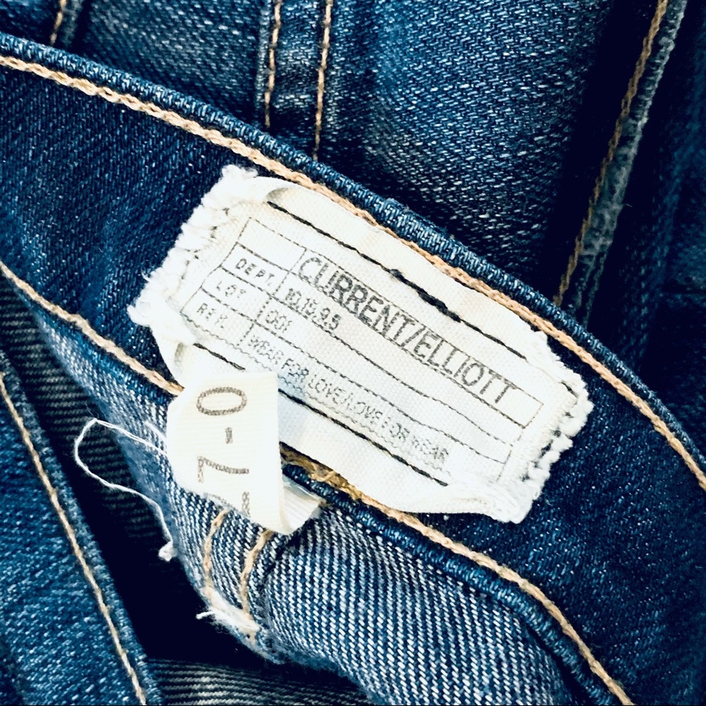 SOLD ❌ Current/Elliott Straight Crop Release Hem Jean 27 - Picture 9 of 9